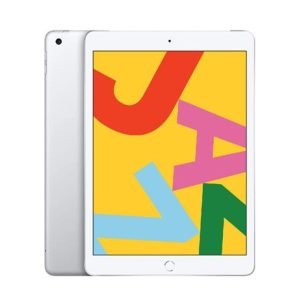 Apple iPad 7th Gen 128GB Cellular (Good Condition)(B-) Renewed - Silver (Battery 85%+)