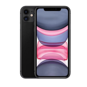 Apple iPhone 11 128GB (Good Condition)(B-) Renewed - Black (New Battery)