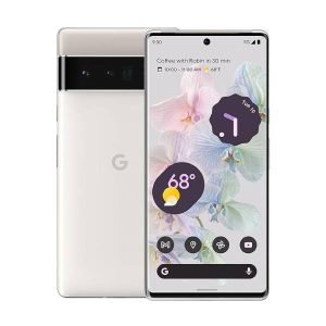 Google Pixel 6 Pro 128GB (Good Condition)(B-) Renewed - Stormy Black (New Battery)