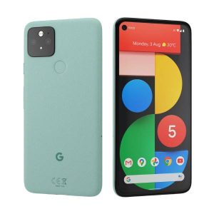 Google Pixel 5 128GB (Fair Condition)(C+) Renewed - Just Black (New Battery)