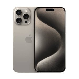 Apple iPhone 15 Pro Max 512GB (Near New)(A) Renewed - Natural Titanium (Battery 80%+)