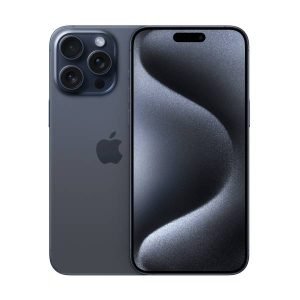 Apple iPhone 15 Pro 128GB (Good Condition)(B-) Renewed - Blue Titanium (Battery 80%+)