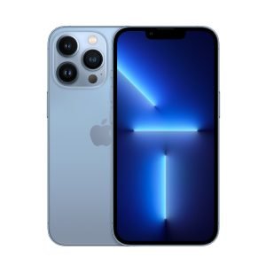 Apple iPhone 13 Pro Max 128GB (Excellent Condition)(B+) Renewed - Sierra Blue (Battery 80%+)