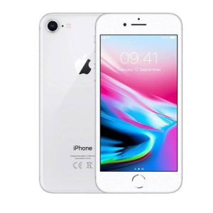 Apple iPhone 8 64GB (Good Condition)(B-) Renewed - Silver (New Battery)