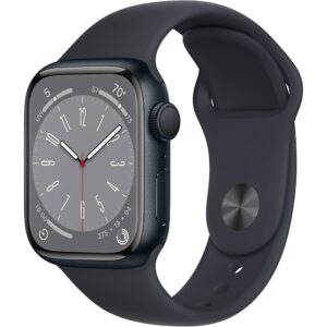 Apple Watch Series 8 Aluminum 41mm GPS (Excellent Condition)(B+) Renewed - Midnight (Battery 80%+)