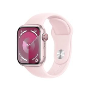 Apple Watch Series 9 Aluminum 41mm GPS+Cellular (Excellent Condition)(B+) Renewed - Pink (Battery 80%+)
