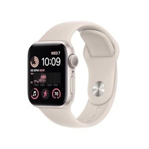 Apple Watch Series SE2 2022 Aluminum 40mm GPS (Near New)(A) Renewed - Starlight (Battery 80%+)