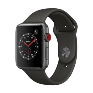 Apple Watch Series 3 Aluminum 38mm GPS (Excellent Condition)(B+) Renewed - Space Grey (Battery 80%+)