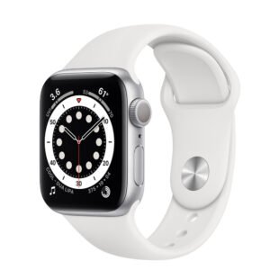 Apple Watch Series 6 Aluminum 40mm GPS+Cellular (Good Condition)(B-) Renewed - Silver (Battery 80%+)