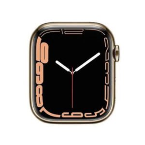 Apple Watch Series 7 Stainless Steel 45mm GPS+Cellular (Excellent Condition)(B+) Renewed - Gold (Battery 80%+)