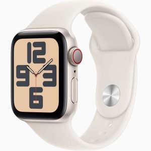 Apple Watch SE2 Aluminum 40mm GPS (Near New)(A) Renewed - Starlight (Battery 85%+)