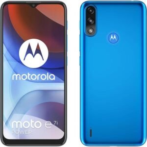 Motorola E7I Power 32GB (Near New)(A) Renewed - Tahiti Blue (Battery 80%+)