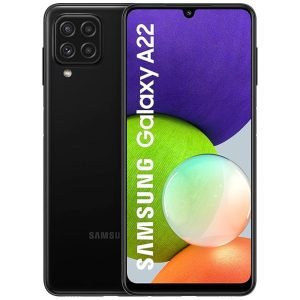 Samsung Galaxy A22 4G 128GB (Good Condition)(B-) Renewed - Black (New Battery)