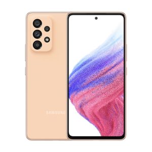Samsung Galaxy A53 5G 128GB (Good Condition)(B-) Renewed - Peach (Battery 80%+)