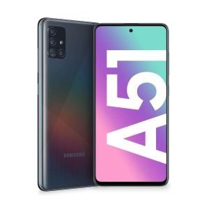 Samsung Galaxy A51 128GB (Excellent Condition)(B+) Renewed - Prism Crush Black (New Battery)