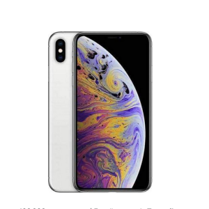 Apple iPhone XS Max 256GB (Good Condition)(B-) Renewed - Silver (New Battery)