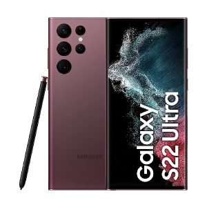 Samsung Galaxy S22 Ultra 128GB (Near New)(A) Renewed - Burgundy (Battery 85%+)