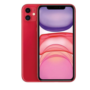 Apple iPhone 11 128GB (Good Condition)(B-) Renewed - Red (New Battery)