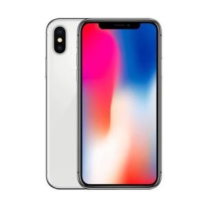 Apple iPhone X 256GB (Good Condition)(B-) Renewed - Silver (New Battery)