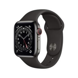 Apple Watch Series 6 Aluminum 44mm GPS+Cellular (Good Condition)(B-) Renewed - Graphite (Battery 80%+)