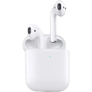 Apple AirPods 2 (Wired Charging Case) (Good Condition)(B-) Renewed - White (Battery 85%+)