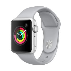 Apple Watch Series 3 Aluminum 38mm GPS (Fair Condition)(C+) Renewed - Silver (Battery 80%+)