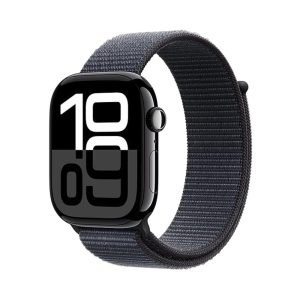 Apple Watch Series 10 Aluminum 46mm GPS (Good Condition)(B-) Renewed - Jet Black (Battery 80%+)