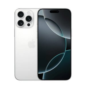 Apple iPhone 16 Pro Max 256GB (Good Condition)(B-) Renewed - White Titanium (Battery 85%+)