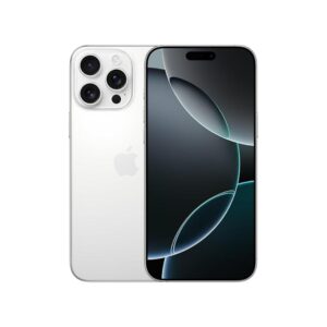 Apple iPhone 16 Pro Max 256GB (Near New)(A) Renewed - White Titanium (Battery 80%+)