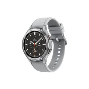 Samsung Galaxy Watch Series 4 Classic Stainless Steel 46mm GPS (Good Condition)(B-) Renewed - Silver (Battery 85%+)