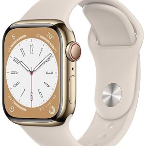 Apple Watch Series 6 Stainless Steel 40mm GPS+Cellular (Near New)(A) Renewed - Gold (Battery 80%+)