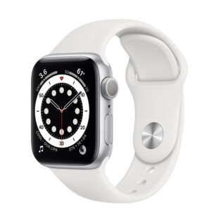 Apple Watch Series 6 Aluminum 44mm GPS (Good Condition)(B-) Renewed - Silver (Battery 80%+)