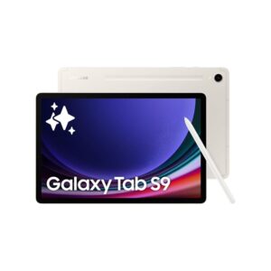 Samsung Galaxy Tab S9 256GB Cellular (Good Condition)(B-) Renewed - Beige (Battery 85%+)